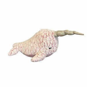 First Impressions Macys Macy's Stuffed Plush Narwhal Pink Whale Unicorn Horn